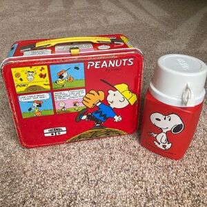Peanuts Lunchbox and Thermos